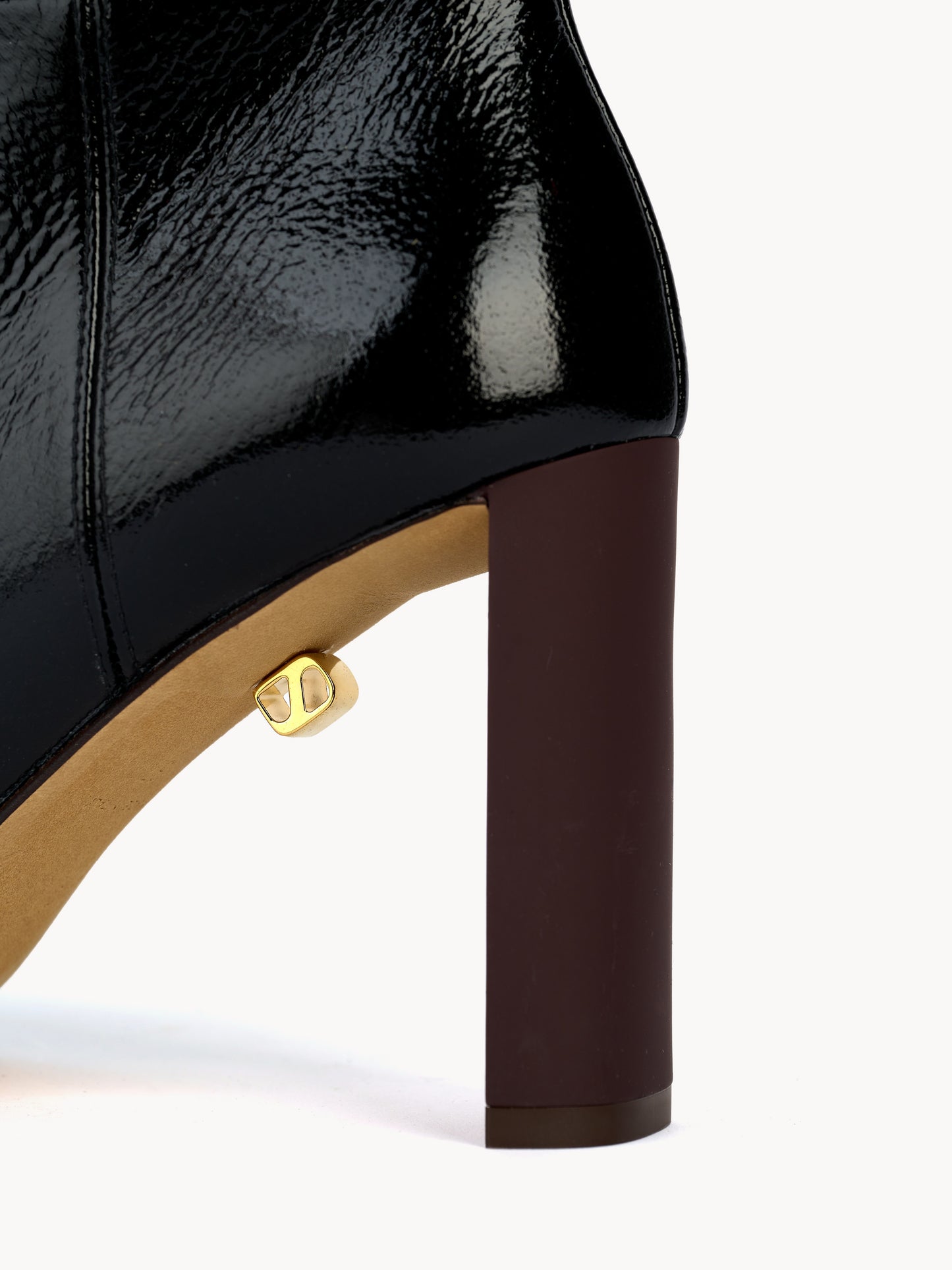 Chérie Caviar High-Heel Patent Grained leather