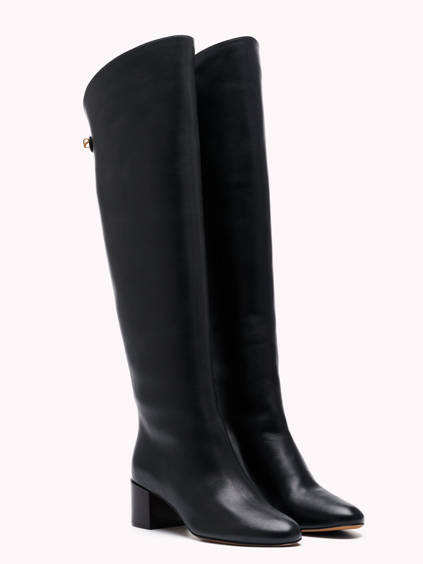 Bottes Adry Up Talon Mi-Hauteur en Piper Noir