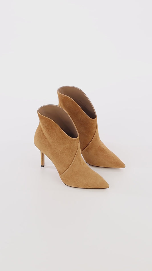 Astrid High-heel Crumble Suede Low Cut Boots